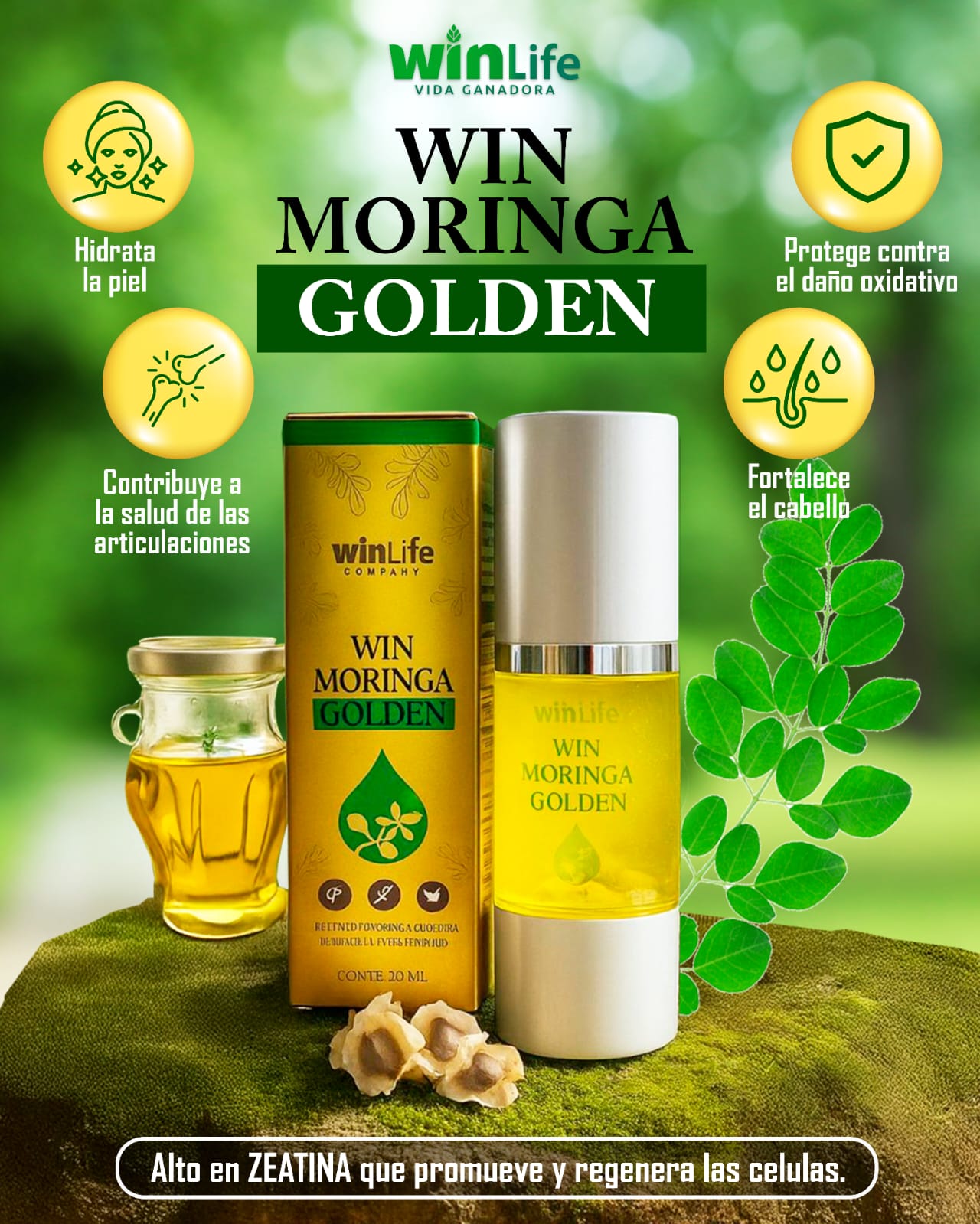 WIN ACEITE DE MORINGA SPRAY